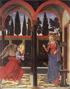 Alesso Baldovinetti Annunciation oil painting image